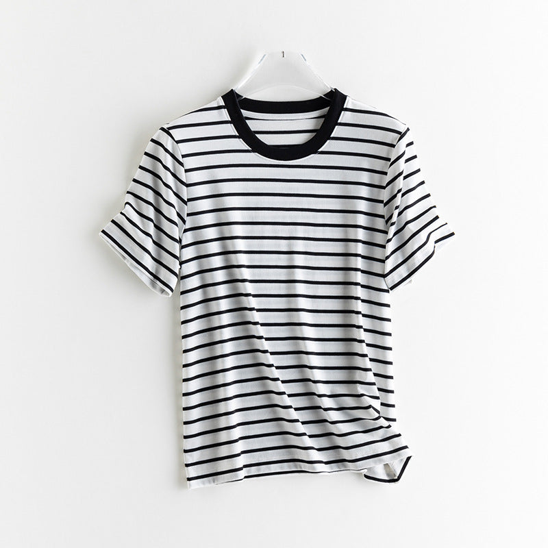 Loose-Fit Striped Crew-NeckT-Shirt