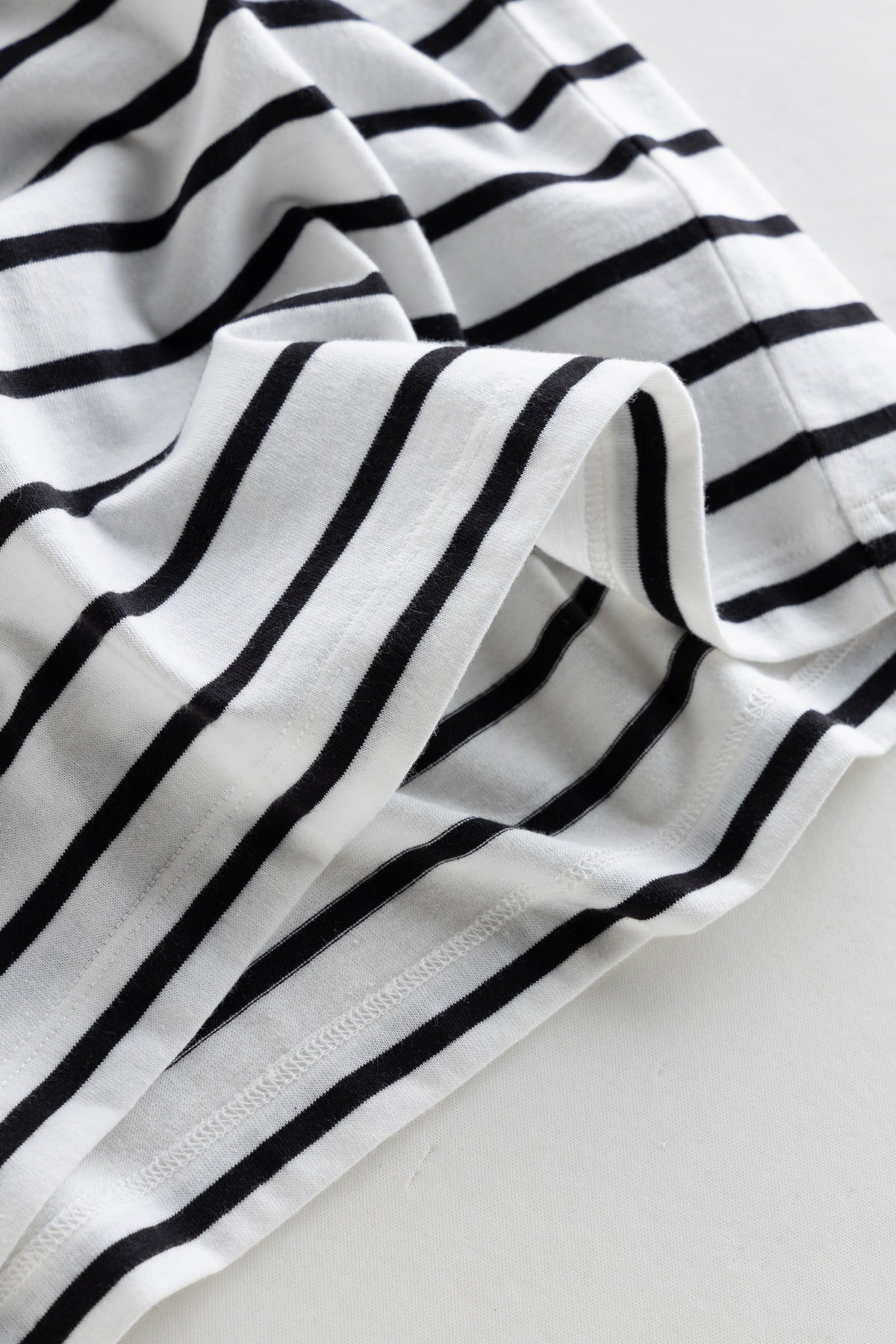 Loose-Fit Striped V-Neck T-Shirt