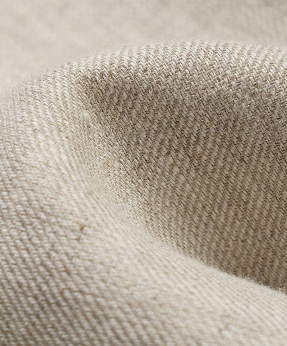 Linen V-Neck Sleeveless Tie-Front Vest